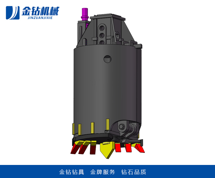 旋挖钻头_土层双底斗齿捞砂斗